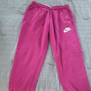 Nike Womens Fuchsia Joggers